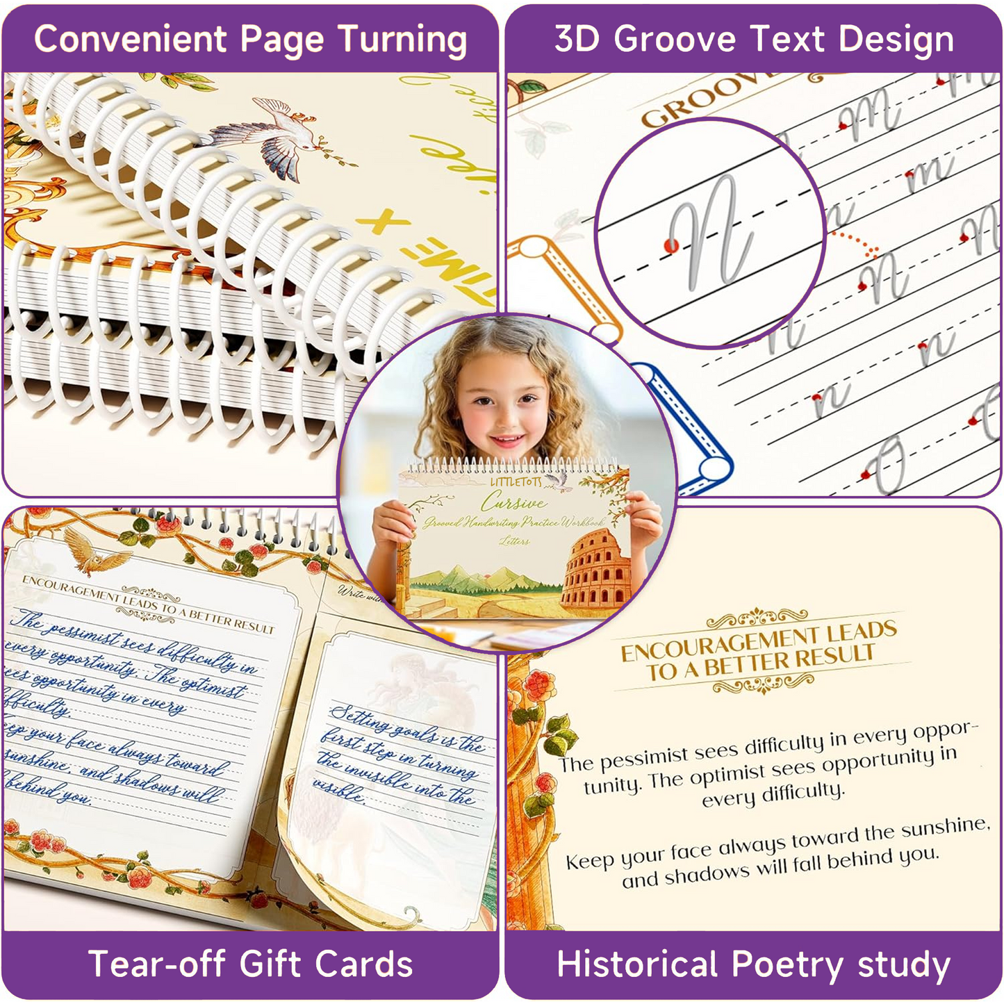 Cursive Magic Grooved Workbook: Master Elegant Writing