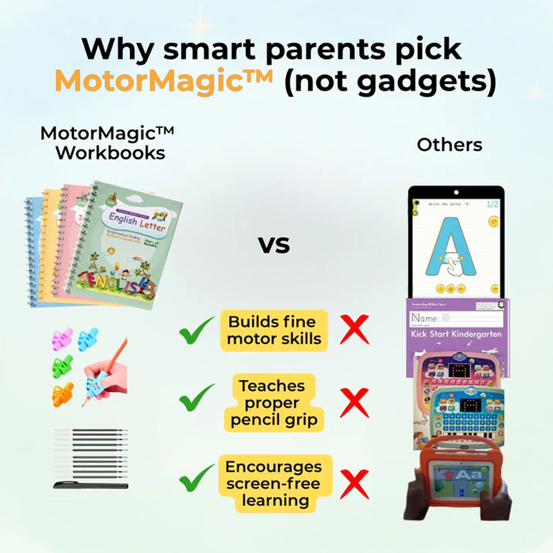 MotorMagic™ Young Writer System — Watch Them BEG to Practice